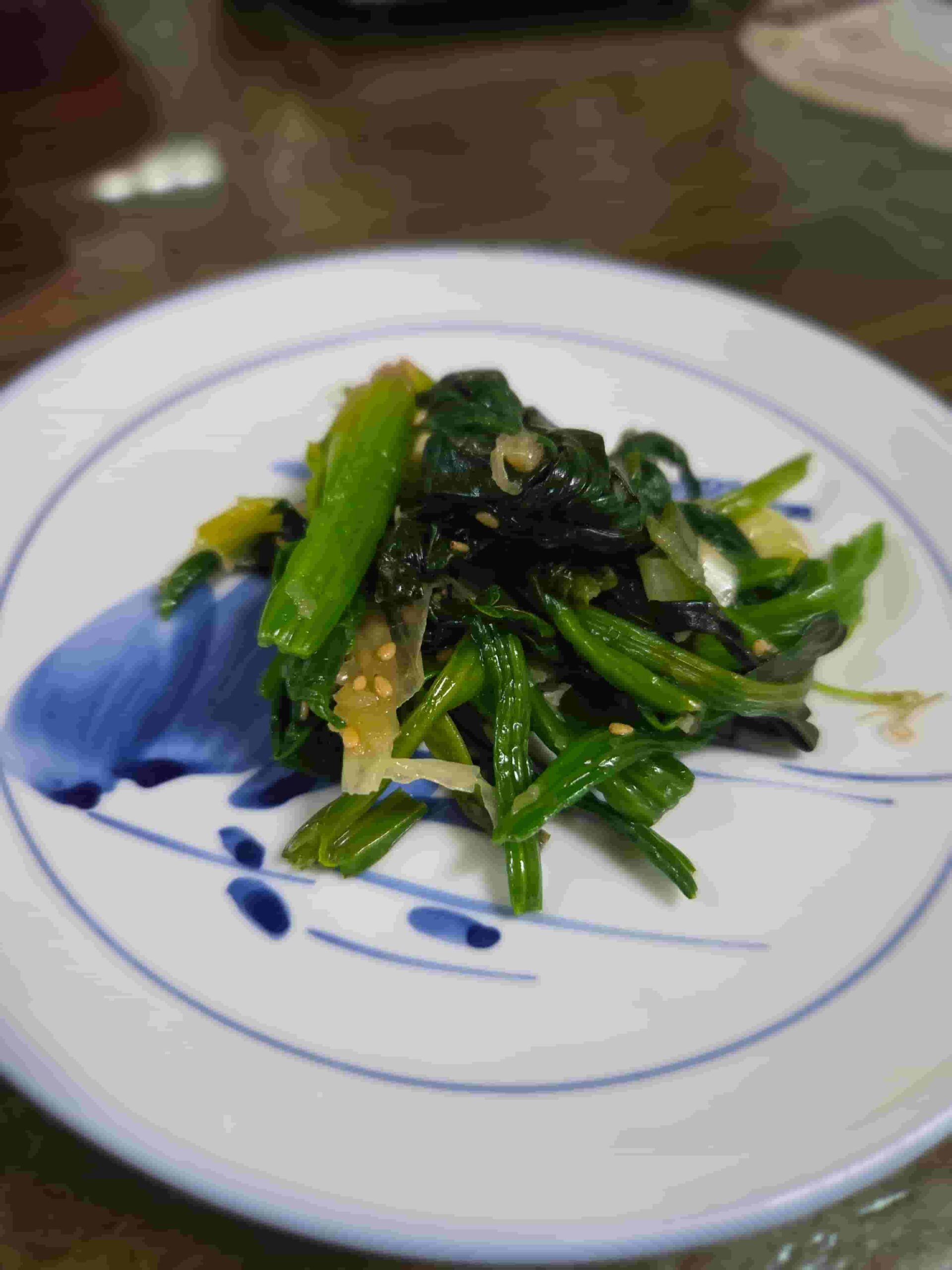 Korean Home Recipes - Spinach Salad